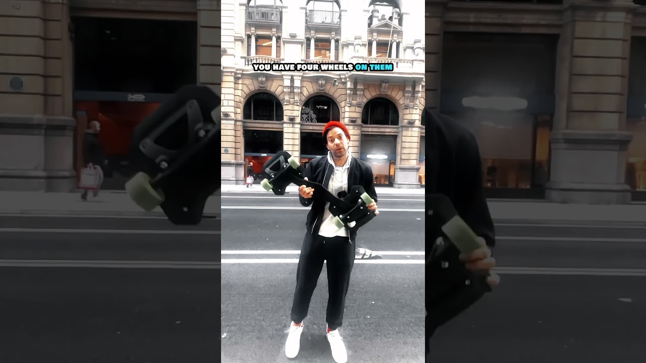 A few differences between the Snakeboard and castor boards 