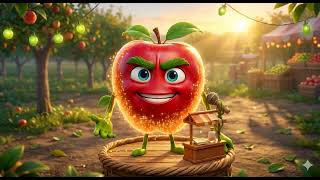 Apple speaking Ai video