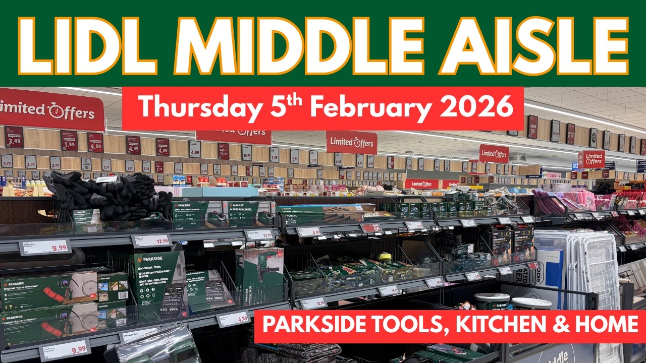 LIDL MIDDLE AISLE TOUR | 5th Feb 2026 | This week's BEST Special buys, Bargains & Hidden Gems!