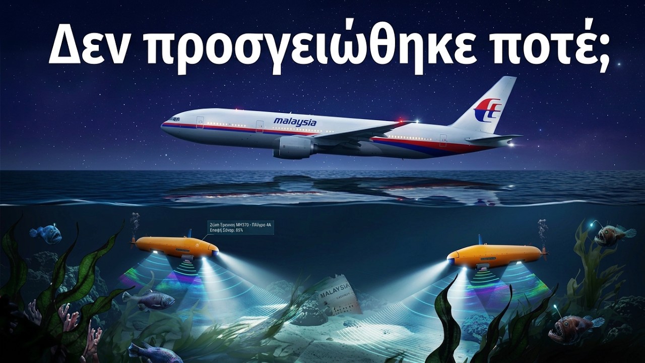 Γιατί η έρευνα για την πτήση MH370 των 100 Eκατ.€ ξανασταμάτησε – Video