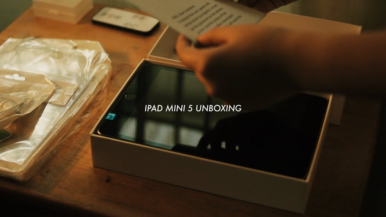 iPad Mini 5 Unboxing 2024 (from Shopee) | COZY AND NO TALKING VLOG