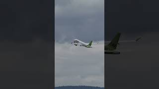 airBaltic Airlines Departure at Zurich Airport in Switzerland