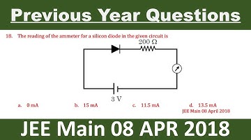 The reading of the ammeter for a silicon diode in the given circuit is