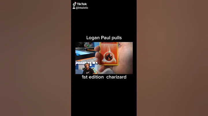Logan Paul pulls a 1st edition charizard!!
