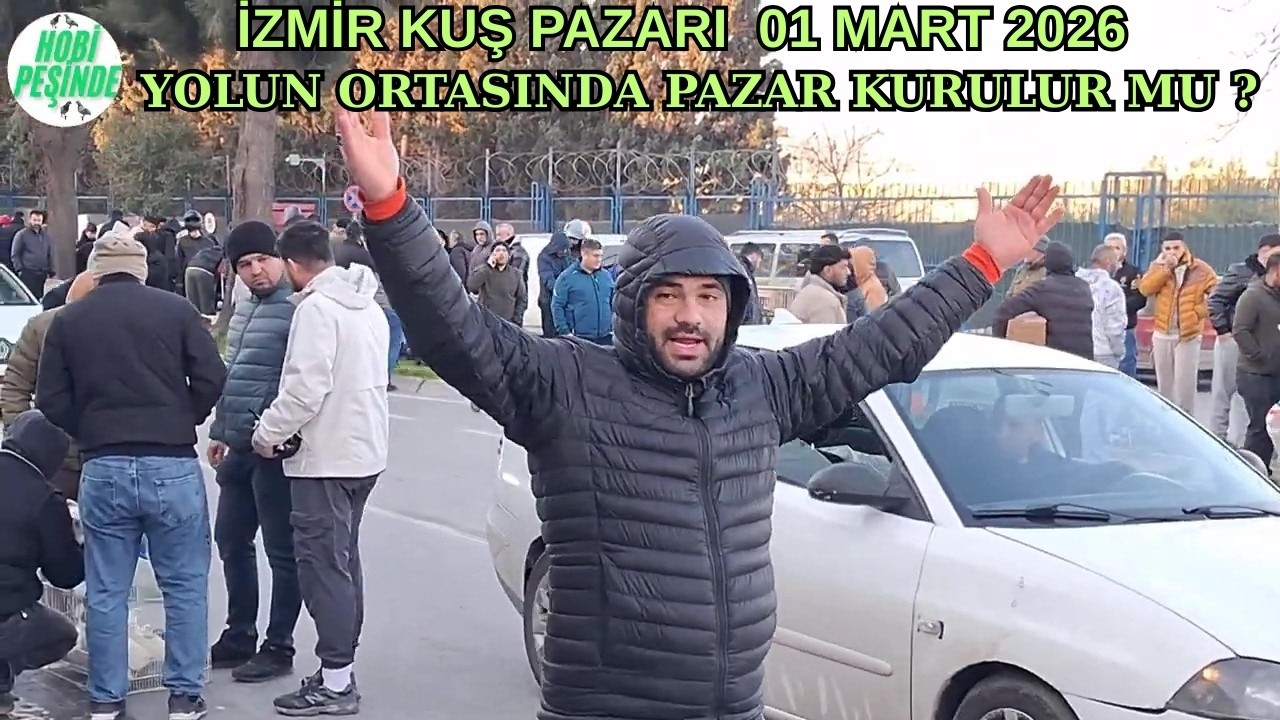 İZMİR KUŞ PAZARI #35  YOLUN ORTASINA PAZAR KURULUR MU ?