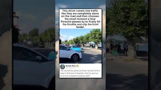 TOYOTA AMBUSHES A BLUE PORSCHE