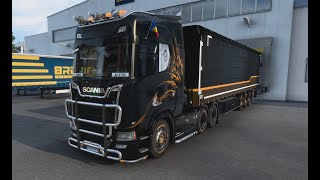 ETS2 - Road to Black Sea DLC. Delivery from Bacău to Craiova.