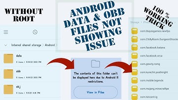 How to access Android Data folder in Android 11-[No ROOT] #android11