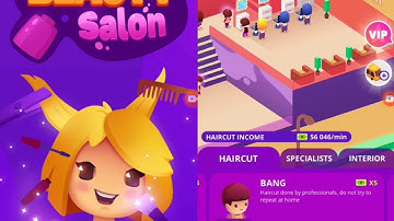 idle beauty salon new update gameplay android smartphone IOS walkthrough all levels answer 2