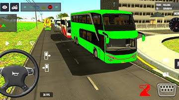 Indonesia Coach bus driving | Euro bus simulator 2025 Android gameplay part-103
