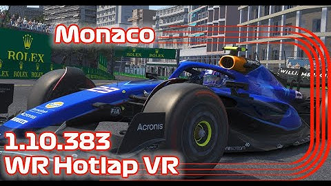 WR Hotlap ( RSR Timing ) VR Monaco 2023 -  RSS Formula Hybrid 2023 S V2.0 ( 1.10.383 )