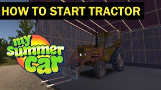 My Summer Car HOW TO START TRACTOR screenshot 2