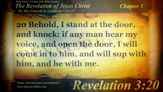 Revelation Chapter 3 - Bible Book 66 - Holy Bible Audio Text - KJV King James Read Along Bible