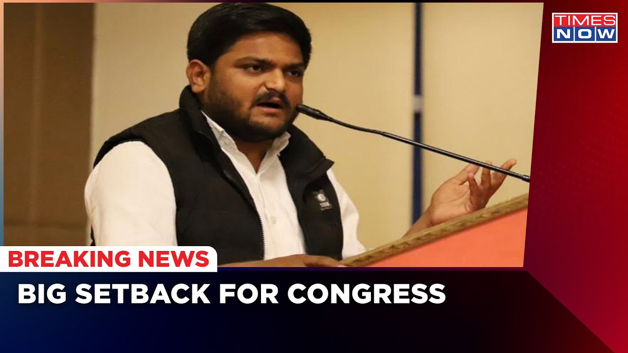 Breaking News: Hardik Patel Quits Congress Ahead Of Upcoming Gujarat Polls | English News