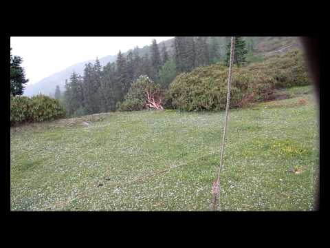 Hailstorm at Dhundha camp