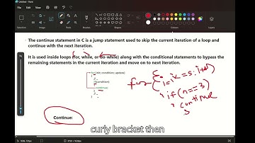 Skip the Number using Continuo Statement#cprogramming #continuo   #education#forloop#coding #videos