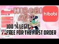 HIBOBI APP FREE ORDER 100% LEGIT