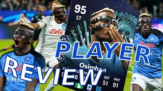 95 VICTOR OSIMHEN TEAM OF THE SEASON MOMENTS PLAYER REVIEW | EA FC24 ULTIMATE TEAM