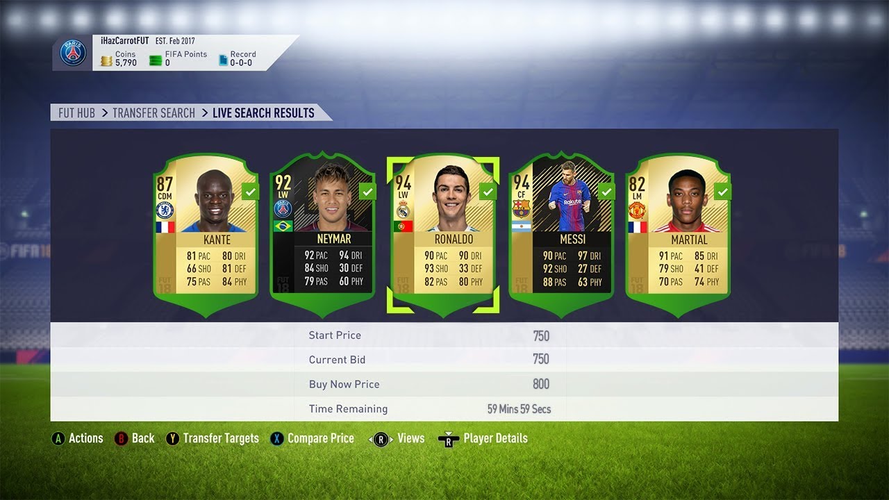 fifa 18 price