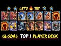 Let39s Try Global Top 01 Player DECK Castle Crush