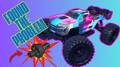 CRUNCHY Kraton Carnage! Diff Repair Job + Test Run on ARRMA Kraton 6S