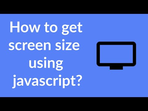 How to Get Screen Size using Javascript? ✅ [Just one liner code needed]