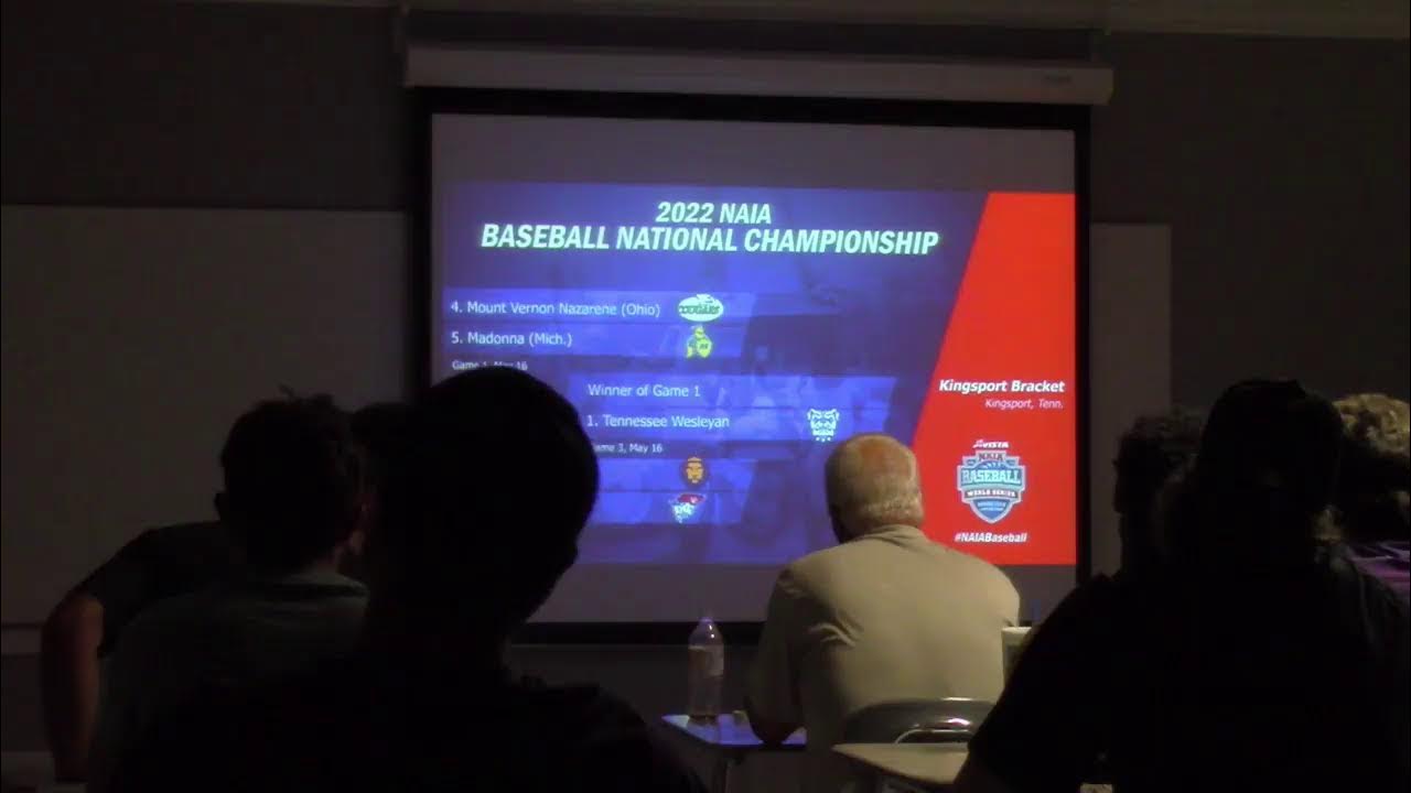 NAIA Baseball Opening Round Selection Show Reaction YouTube