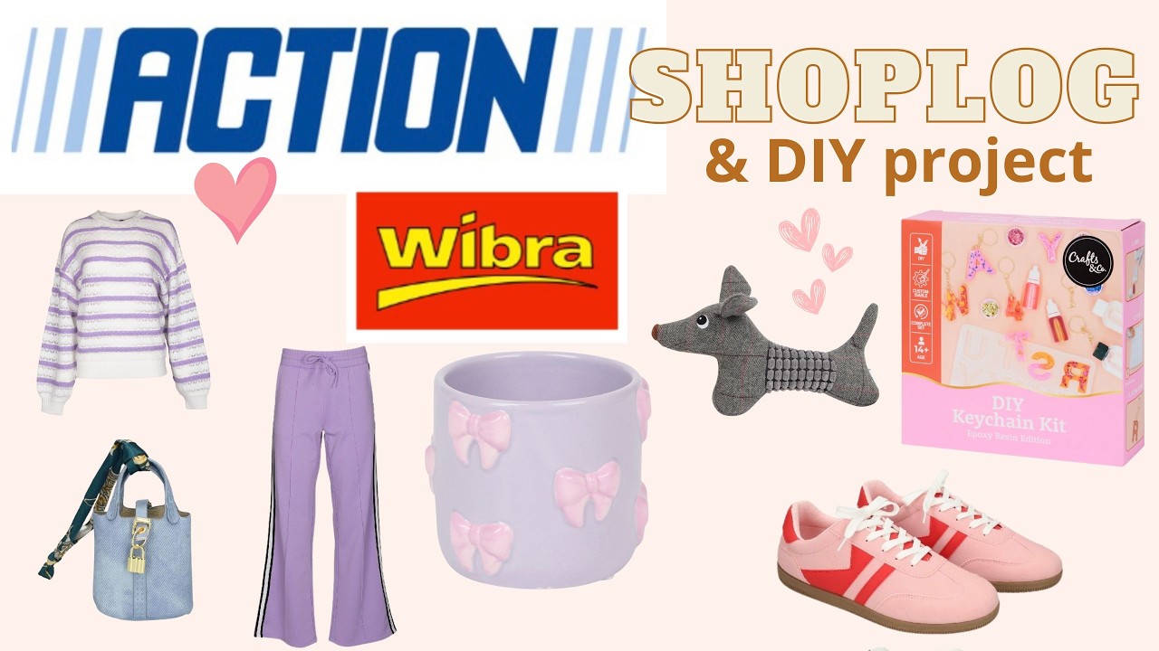 Action shoplog, Wibra & DIY project