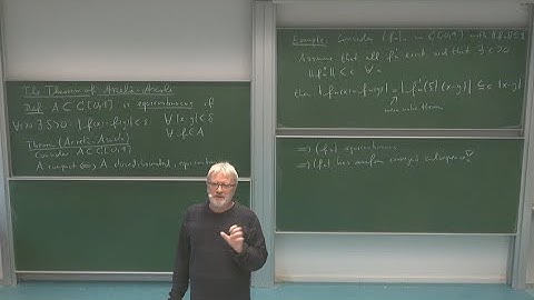 Arzela-Ascoli: example