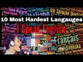 Hardest Languages | Top 10 Most Difficult Languages in The World to Learn