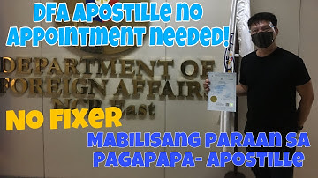 PAANO MAGPA-APOSTILLE NG WALANG APPOINTMENT (NBI APOSTILLE-DFA)