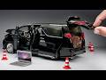 Toyota Alphard 1:18 Scale Diecast model with key remote Sound light full unboxing and review.