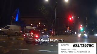 9aug2026 sengkang east way #SLT2279C phv toyota axio fail to conform to red light signal 9aug2026 sengkang east way #SLT2279C phv toyota axio fail to conform to red light signal