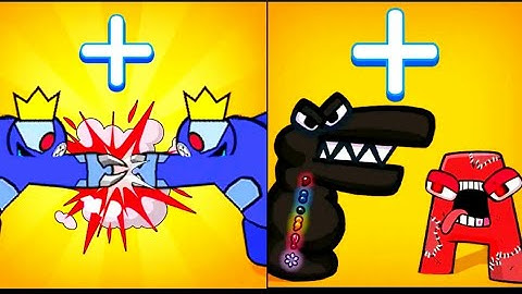 Merge Master: Rainbow Fusion vs Merge Monster: Alphabet Fusion ⭐⭐⭐⭐⭐ #mergealphabetlore