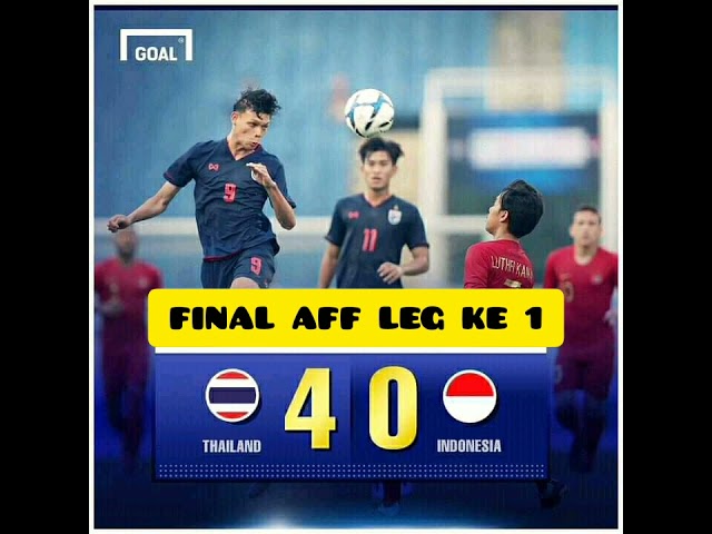 Final AFF Indonesia (0) VS Thailand (4) Leg 1 #shorts class=