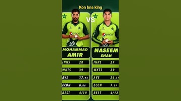 M Amir VS Naseem Shah