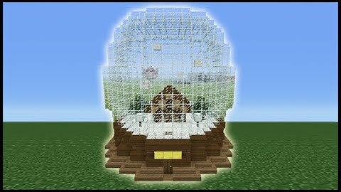 Minecraft Tutorial: How To Make A SnowGlobe House