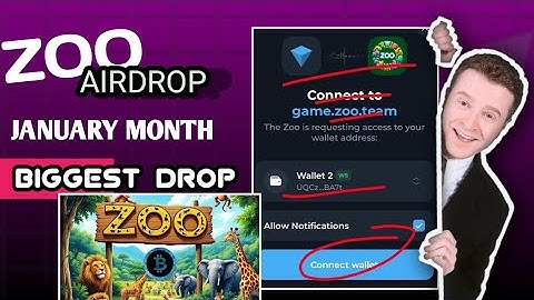 🔥HOT News:Zoo Airdrop New Update! How to Connect & Earn BIG with $ZOO Token🤑|FARMING FOOL Ends Soon!