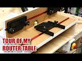 Benchtop ROUTER TABLE TOUR! Using Triton Router (TRA001 / TRB001) in a Router Table [90]