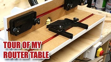Router table tour - using a Triton TRA001 / TRB001 router