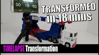 Timelapse transformation: X-Transbots MX-22 Commander Stack: Rock FX Review