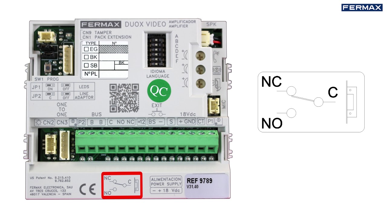 Portero automatico 1 linea City 4+N telefono Loft Fermax 4860