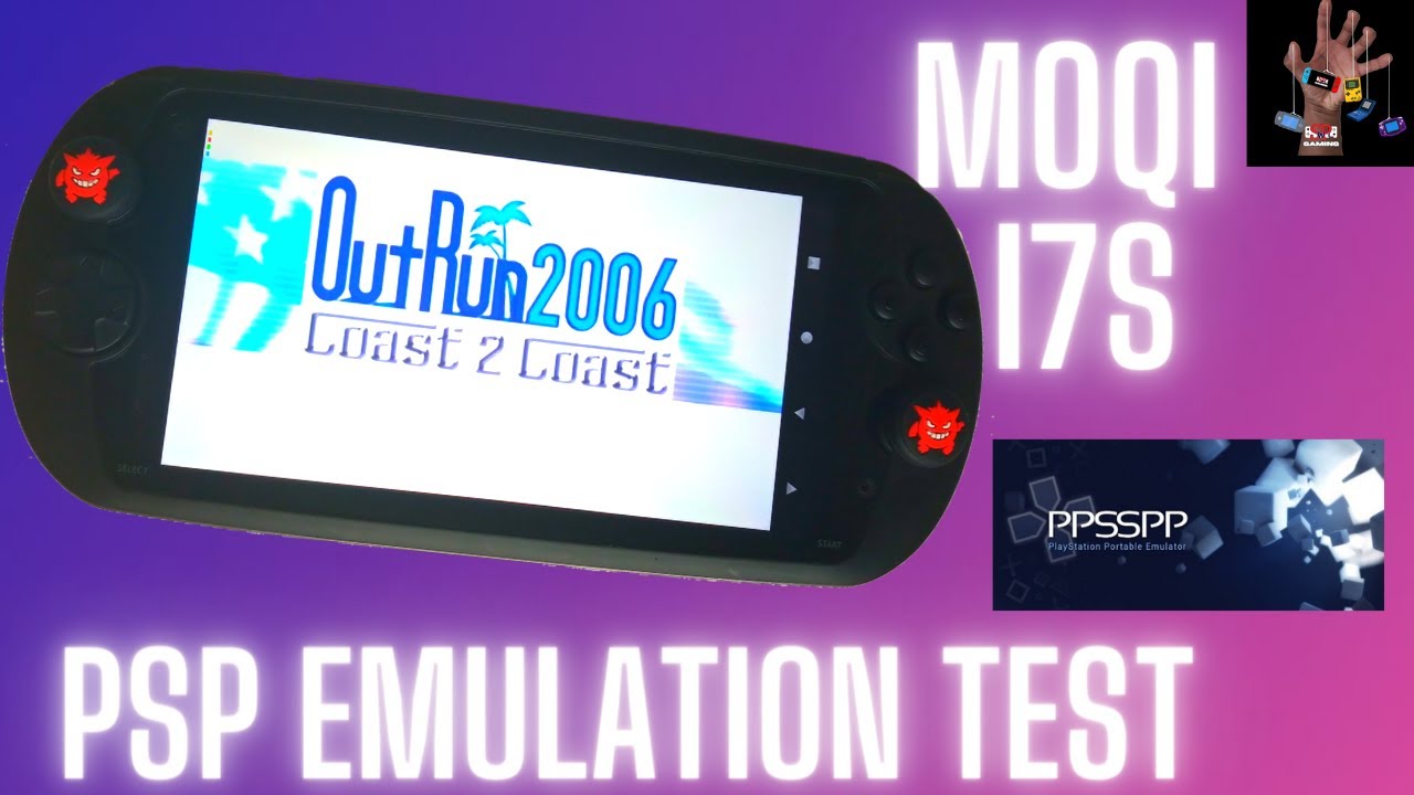 MOQI i7S / PSP EMULATION TEST / PPSSPP