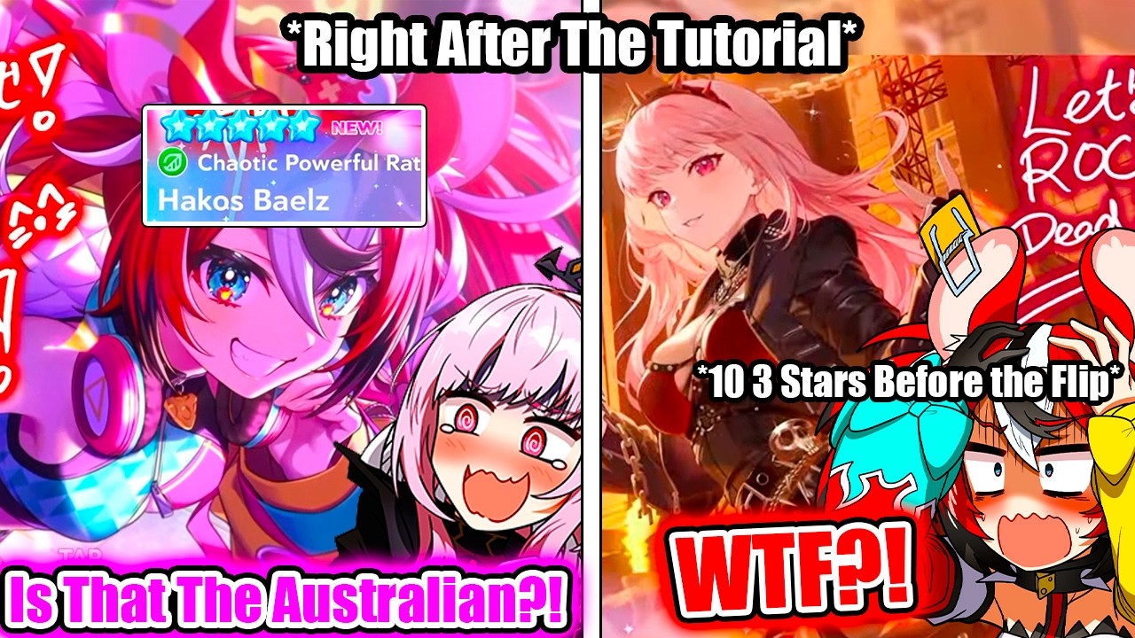 Calli and Bae Pull Each Other's 5★ Character Right After the Tutorial in Holodori