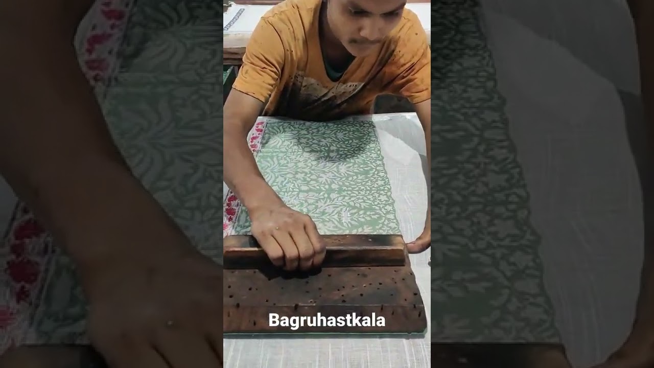 bagru hastkala hand block print process. visit our website www.bagruhastkala.com