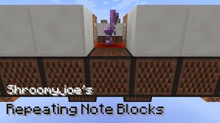 Minecraft Redstone: Repeating Note Blocks