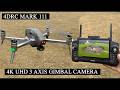 BEST drone 4DRC  4K Drone 3-Axis Gimbal GPS 5G WIFI Quadcopter Touch Screen Remote Control