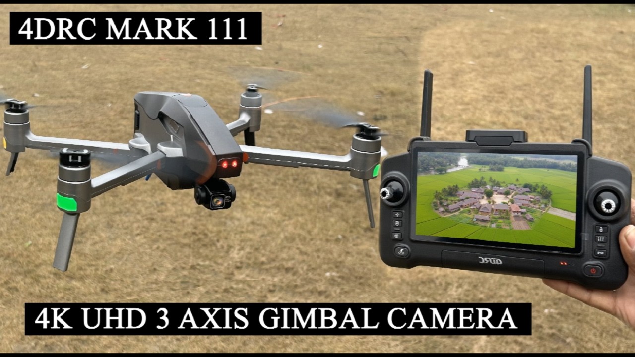 BEST drone 4DRC  4K Drone 3-Axis Gimbal GPS 5G WIFI Quadcopter Touch Screen Remote Control