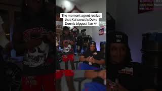 The moment agent realize that Kai cenat is Duke Dennis biggest fan  #dukedennis #agent00 #kaicenat Wealth