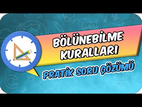 Bölünebilme Kuralları | 6. Sınıf Pratik Soru Çözümü